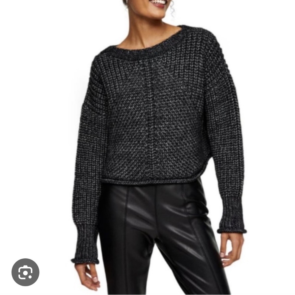 Topshop cropped sweater